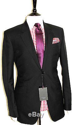 Bnwt Mens Paul Smith London Black Tailor-made Classic Slim Fit Suit 40r W34