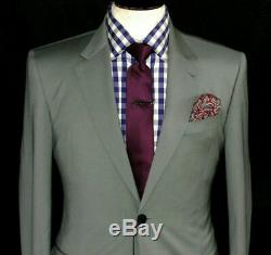 Bnwt Mens Paul Smith London Blue Grey Formal/ Wedding Slim Fit Suit 38r W32