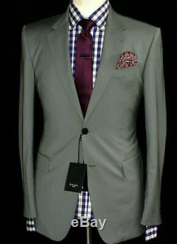 Bnwt Mens Paul Smith London Blue Grey Formal/ Wedding Slim Fit Suit 38r W32