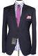 Bnwt Mens Paul Smith London Micro Check Navy Slim Fit Tailor-made Suit42r W36
