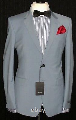 Bnwt Mens Paul Smith London The Byrad Fit New Edition Baby Blue Suit 40r W34