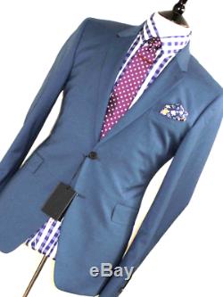 Bnwt Mens Paul Smith London The Kensington Blue Green Slim Fit Suit 42r W38