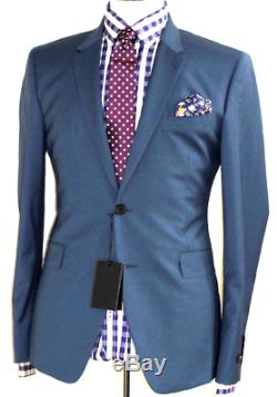 Bnwt Mens Paul Smith London The Kensington Blue Green Slim Fit Suit 42r W38