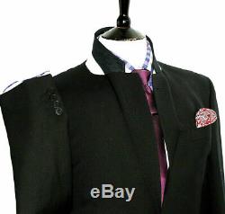 Bnwt Mens Paul Smith Mayfair London 2019 Collection Black Slim Fit Suit 44r W38