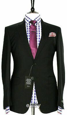 Bnwt Mens Paul Smith Ps London 2018 Collection Black Slim Fit Suit 38r W32