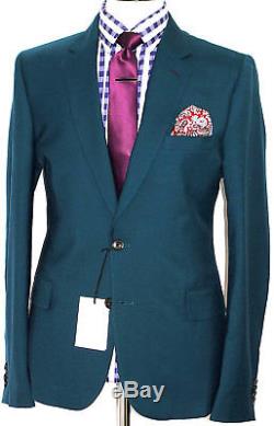 Bnwt Mens Paul Smith Soho Fit London Green 2018 Edition Slim Fit Suit 44r W38