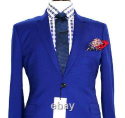 Bnwt Mens Paul Smith The Kensinton London Royal Blue Slim Fit Suit 40r W34