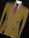 Bnwt Mens Paul Smith The Mainline London Olive Green Db Slim Fit Suit 38r W32
