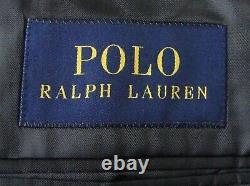 Bnwt Mens Ralph Lauren Charcoal Grey Pinstripe Classic Slim Fit Suit 48r W42