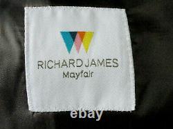 Bnwt Mens Richard James Mayfair Savile Row Birdseye Slim Fit Suit 38r W32 X L32