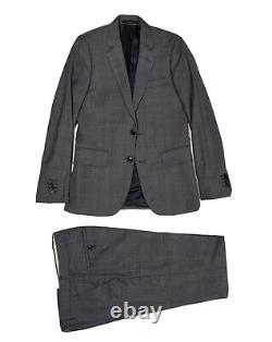 Bnwt PAUL SMITH slimfit grey glencheck suit 36R EU46 W30 RRP£799 made in italy