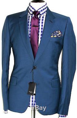 Bnwt Rare Luxury Mens Paul Smith Soho London Aqua Green Slim Fit Suit 40r W34