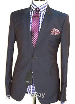 Bnwt Rare Mens Paul Smith London Two Tone Purple Blue Slim Fit Suit 42r W36