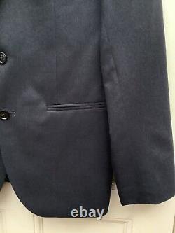 Bnwt Reiss Mens Pure Wool Navy Blue Slim Fit Blazer Suit Jacket Uk38 £235