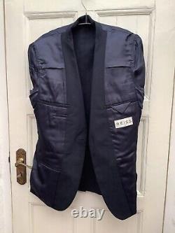 Bnwt Reiss Mens Pure Wool Navy Blue Slim Fit Blazer Suit Jacket Uk38 £235