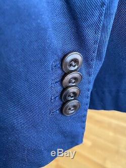 Boglioli Navy Slim-Fit Stretch-Cotton Suit (EU 50)