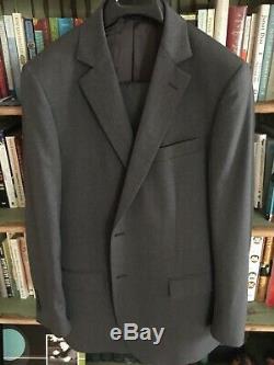 Brooks Brothers Charcoal Gray Fitzgerald Slim Fit 100% Wool Suit, 42 R 36 W