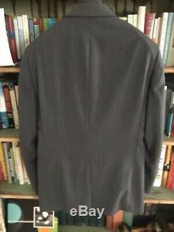 Brooks Brothers Charcoal Gray Fitzgerald Slim Fit 100% Wool Suit, 42 R 36 W