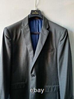 Brooks Brothers Grey Formal Blazer 40L Slim Fit Milano 100% Wool Jacket RRP £460