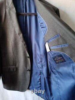 Brooks Brothers Grey Formal Blazer 48L Slim Fit Milano 100% Wool Suit Jacket