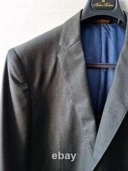 Brooks Brothers Grey Formal Blazer 50L Slim Fit Milano 100% Wool Suit Jacket