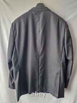 Brooks Brothers Medium Grey 2 Piece Suit 52R W42 L32 Milano Fit Slim Fit Defect