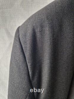 Brooks Brothers Medium Grey 2 Piece Suit 52R W42 L32 Milano Fit Slim Fit Defect