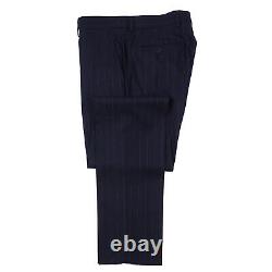 Brunello Cucinelli Slim-Fit Navy Blue Stripe Wool-Silk Suit 40R (Eu 50) NWT