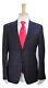 CANALI 2017 Model Gray/Black Plaid Slim Fit Tailored 2-Btn Wool Suit 38S