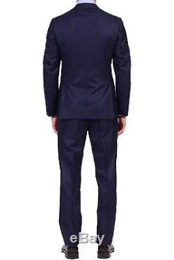 CESARE ATTOLINI Napoli Handmade Blue Super 130's Wool Suit 38 NEW 48 Slim Fit
