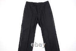 Calvin Klein Ck Myer Black 38 Regular 32 Slim Fit 100% Wool Suit Mens Nwt New