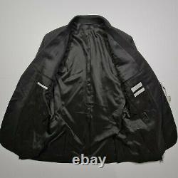 Calvin Klein Men's Suit Jacket Black Size 36 R Wool Slim Fit Blazer