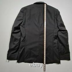 Calvin Klein Men's Suit Jacket Black Size 36 R Wool Slim Fit Blazer