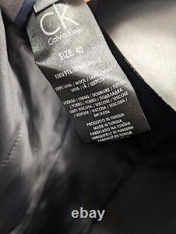 Calvin Klein Mens Suit Grey Slim fit 2 Pieces RRP£379