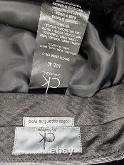 Calvin Klein Mens Suit Grey Slim fit 2 Pieces RRP£379