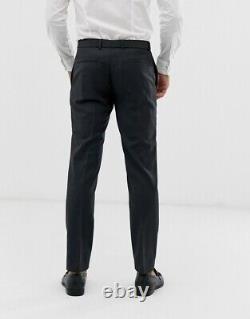 Calvin Klein Textured Slim Fit Grey Suit Jacket & Trousers ASOS RRP £191.00
