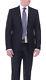 Canali Slim Fit 44r 54 Drop 8 Solid Black Two Button Wool Suit