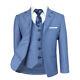 Cavani Boys Kids Slim Fit Formal Wedding Suit in Blue Jay Age 1 to 15 RRP? 134.99