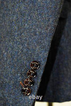 Cavani Kaos Tweed Navy Men's Slim Fit Jacket