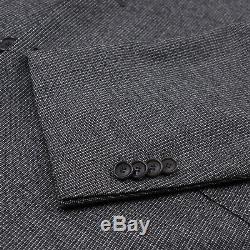 Cesare Attolini Slim-Fit Gray Patterned Wool Suit with Peak Lapels 38R (Eu 48)
