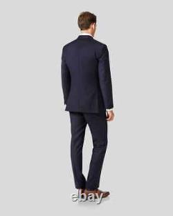 Charles Tyrwhitt Navy Slim Fit Twill Business Suit Navy Size 42R 36W 30L Bnwt