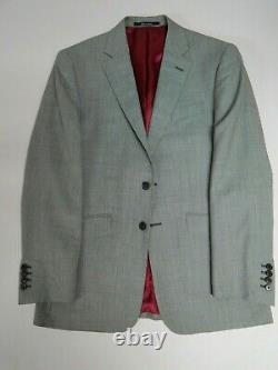 Charles Tyrwhitt Super 120 Half canvas slim fit collection suit 40 R