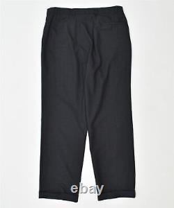 DAKS Mens Slim Fit 2 Button 2 Piece Suit UK 42 XL W34 L32 Grey New Wool DP01