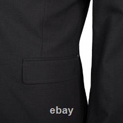 DIESEL J VEGAS Mens Blazer 2X Button Slim Fit Casual Single Breasted Coat Black