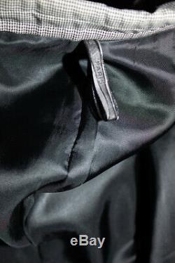 DIOR HOMME 2007 Hedi Slimane Blazer Suit Jacket Paint Splatter Slim Fit 46 Italy