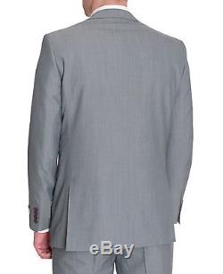 DKNY Skinny Slim Fit Heather Gray Two Button Wool Suit