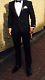 DKNY black slim fit suit Prom Wedding only worn once
