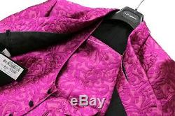 DOLCE & GABBANA Pink 3 PIECE Jacquard Slim Fit Suit UK40 IT50 C40xW34xUnf NEW