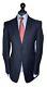 DUNHILL HAND MADE LUXURY DESIGNER SUIT FULL CANVASS SLIM FIT 40x34x35