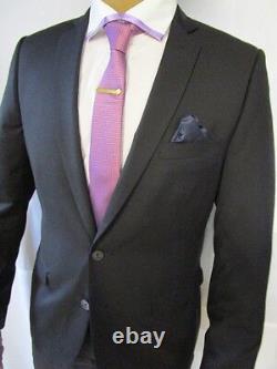 Designer Men's Formal Black 2 Piece Suit Slim Fit Free Alterations